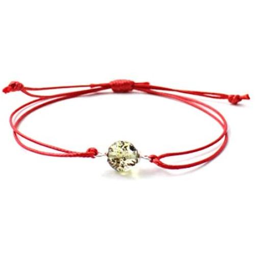 TipTopEco Adult Bracelet with Baltic Amber Bead - Knotted - Adjustable - Minimalist