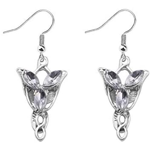 SEIRAA Fairy princess Dangle Earring Arwen Evenstar Pendant Jewelry for Her