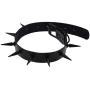 FM FM42 Unisex Multicolor 30 Styles Simulated Leather PU Black-Tone/Silver-Tone Spikes Rivets Spiked Punk Rock Gothic Choker Collar Necklace