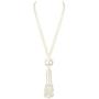 KOSMOS-LI Faux Pearl Strands Necklace for Women Colored Costume Statement Jewelry