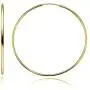 Sterling Silver Endless 2mm High Polished Round Lightweight Unisex Hoop Earrings