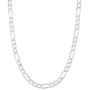 925 Sterling Silver 3MM 3.5MM, 4MM, 4.5MM Figaro Link Chain Necklace - Silver Figaro Link Necklace for Men 18-30