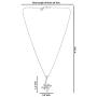 Efulgenz Pendant Chain Necklace India Hindu God Symbol Swastika Spiritual Good Luck CZ Jewelry Gift for Men Women
