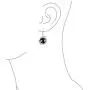 Fashion Rainbow Gemstones Crystal Opalite Translucent Round Ball Dangle Orb Asian Dragon Earrings For Women For Teen
