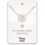 Happy Kisses Yoga Lotus Flower Necklace with OM Symbol – Cute Lotus Pendant Charm – with Empowering Message Card -Silver Plated Happy Kisses Yoga Lotus Flower Necklace with OM Symbol – Cute Lotus Pendant Charm – with Empowering Message Card -Silver Plated