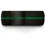 Chroma Color Collection Tungsten Carbide Wedding Band Ring 8mm for Men Women Green Red Fuchsia Copper Teal Blue Purple Black Center Line Dome Black Brushed Polished