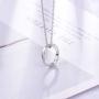 Dainty Circle Pendant Necklace Womens Eternity Mobius Circle of Life Jewelry 925 Sterling Silver Birthday Mothers Day Gift for Mom/Wife/Girlfriend/Girls