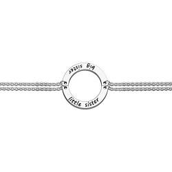 Detailed Sister Necklace Set for 2 3 Women Circle Jewelry BFF Sorority Gift