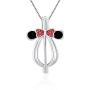 LGSY Mini Mouse Cage Pendants for Pearl Jewelry Making Sterling Silver, Design Pearl Cage Pendants for Adorable Gift