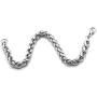 Xusamss Fashion Titanium Steel Wheat Link Bracelet,9.0'' Wrist
