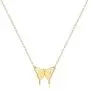 MONOOC Dainty Initial Butterfly Necklace, 14K Gold/Silver/Rose Gold Plated Butterfly Choker Pendant Necklaces Initial Letter Necklace Minimalist Butterfly Charm Necklace Jewelry Gifts for Women Girls