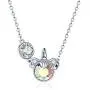 AOBOCO Aurora Unicorn Sterling Silver Unicorn Necklace Embellished with Crystals from Austria, 18'' + 2'' O-chain, Anniversary Birthday Unicorn Jewelry Gifts for Women Daughter Girlfriend Wife Niece AOBOCO Aurora Unicorn Sterling Silver Unicorn Necklace Embellished with Crystals from Austria, 18'' + 2'' O-chain, Anniversary Birthday Unicorn Jewelry Gifts for Women Daughter Girlfriend Wife Niece