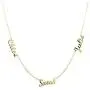 Three Name Necklace for Women Custom Family Chain Nameplate Pendant Gift Three Name Necklace for Women Custom Family Chain Nameplate Pendant Gift