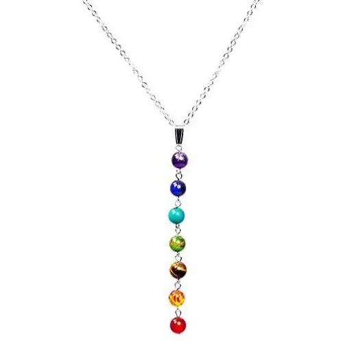 Jewelry Yoga 7 Chakra Necklace with Stones – Mala Y-Shaped Chain Necklaces - Reiki Chakra Healing Energy Beads - Protection, Energy, Healing … Jewelry Yoga 7 Chakra Necklace with Stones – Mala Y-Shaped Chain Necklaces - Reiki Chakra Healing Energy Beads - Protection, Energy, Healing …