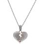 Moca Jewelry Broken Heart Chain Band Aid Design Creative Pendant 18K Gold Plated Necklace for Men Women