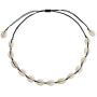 HOZEN Natural Shell Choker Necklace Handmade Adjustable Seashell Beads Beach Cord Necklace Bohemian Boho Hawaiian Jewelry for Women Girls