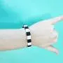 YBMYCM Rainbow Bracelet - Enamel Tile Bracelet Stackable Colorful Beads Stretch Bangle for Women Men Girls YBMYCM Rainbow Bracelet - Enamel Tile Bracelet Stackable Colorful Beads Stretch Bangle for Women Men Girls
