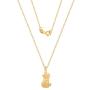 Disney Winnie the Pooh 14KT Yellow Gold Pendant Necklace, 18” Chain; Jewelry for Women