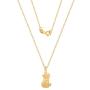 Disney Winnie the Pooh 14KT Yellow Gold Pendant Necklace, 18” Chain; Jewelry for Women