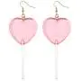 Funny Heart Lollipop Drop Dangle Earrings Set Ball Candy Multicolor Resin Cartoon for Women Girl Exaggerated Friendship BFF Food Jewelry Funny Heart Lollipop Drop Dangle Earrings Set Ball Candy Multicolor Resin Cartoon for Women Girl Exaggerated Friendship BFF Food Jewelry