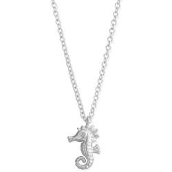 Boma Jewelry Sterling Silver Seahorse Necklace, 18 Inches