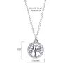 Fadilo 925 Sterling Silver Necklaces Personalized Pendant Necklaces for Women Jewelry Gift for Women Daisy/Star Moon/Cross/Tree of Life Dainty Pendant