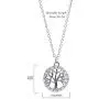 Fadilo 925 Sterling Silver Necklaces Personalized Pendant Necklaces for Women Jewelry Gift for Women Daisy/Star Moon/Cross/Tree of Life Dainty Pendant