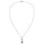 AeraVida Giraffe Couple in Love .925 Sterling Silver Pendant Necklace