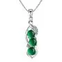 Brishow Fashion Wedding Bride Silver Pendant Necklace Chain Green Rhinestone Bean Pendant Necklaces Crystal Bridal Chains Jewelry Accessories for Women and Girls Brishow Fashion Wedding Bride Silver Pendant Necklace Chain Green Rhinestone Bean Pendant Necklaces Crystal Bridal Chains Jewelry Accessories for Women and Girls