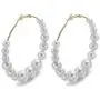 Gold Pearl Hoop Earrings for Women Fashion Lightweight Pearl Earrings Drop Dangle Earrings for Girls Jewelry Gifts Gold Pearl Hoop Earrings for Women Fashion Lightweight Pearl Earrings Drop Dangle Earrings for Girls Jewelry Gifts