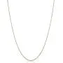 Kooljewelry 14k Rose Gold Dainty Rope Chain Necklace (0.7 mm) Kooljewelry 14k Rose Gold Dainty Rope Chain Necklace (0.7 mm)