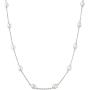 Honora 7.5-8 mm & 8-8.5 mm Freshwater Cultured Pearl Necklace & Earrings Set in Sterling Silver