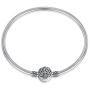 LONAGO Jewelry Moments Family Tree Snake Chain Charm 925 Sterling Silver Bracelet Fit Pandora Charm Birthday Gift for Women Mom