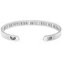 Joycuff Memorial Cuff Bracelet Sympathy Gift for Loss One Loved Remembrance in Memory of Jewelry Engraved I Will Hold You in My Heart Until I Hold You in Heaven