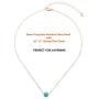 MISS RIGHT Dainty Chakra Gemstone Ball Beaded Charm Orgone Pendant Necklace Gold Plated Rose Quartz Amethyst Opal Lapis Turquoise Jewelry for Women Girls