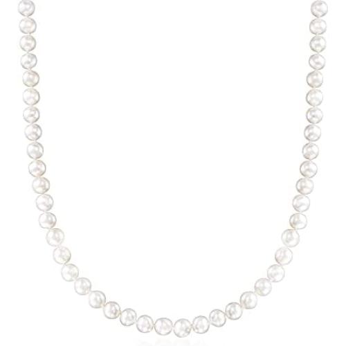 Ross-Simons 6-7mm Cultured Pearl Necklace With Sterling Silver Magnetic Clasp
