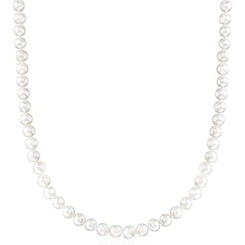 Ross-Simons 6-7mm Cultured Pearl Necklace With Sterling Silver Magnetic Clasp