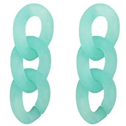 Transparent Resin Acrylic Chain Earring Thick Chunky Chain Drop Earring Luminous Chic Multicolor Acrylic Geometric Statement Earrings for Women Girls Jewelry Transparent Resin Acrylic Chain Earring Thick Chunky Chain Drop Earring Luminous Chic Multicolor Acrylic Geometric Statement Earrings for Women Girls Jewelry