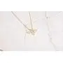 La Menagerie Bee Gold Origami Jewelry - Gold Geometric Chain Necklace – 18 Karat Plated Gold Necklace for Women & Girls – Stylish Bee Pendant Necklace La Menagerie Bee Gold Origami Jewelry - Gold Geometric Chain Necklace – 18 Karat Plated Gold Necklace for Women & Girls – Stylish Bee Pendant Necklace