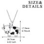 WINNICACA Cow Necklace Cow Gift Pendant 925 Sterling Silver Jewelry Birthday Mothers Day for Her Teen Girls