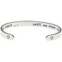 LParkin Loss of Loved One Memory Bracelet Carried in My Heart Until We Meet Again in Heaven Memorial Cuff Bracelet Miscarriage Jewelry