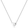 Turandoss S925 Sterling Silver Initial Necklace for Girls Women, Dainty Hypoallergenic Sterling Silver Letter Initial Heart Necklace for Teen Girls Kids Jewelry Gifts