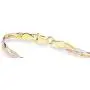 Miabella Tri-Color 18K Gold Over Sterling Silver Italian 3-Strand 4mm Braided Herringbone Link Chain Bracelet for Women Teen Girls 6.5, 7, 7.5, 8 Inch 925, Italy Miabella Tri-Color 18K Gold Over Sterling Silver Italian 3-Strand 4mm Braided Herringbone Link Chain Bracelet for Women Teen Girls 6.5, 7, 7.5, 8 Inch 925, Italy