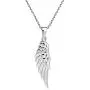 Enchanting Single Angel Wing .925 Sterling Silver Pendant Necklace Enchanting Single Angel Wing .925 Sterling Silver Pendant Necklace