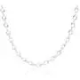 Michael Zweig Sterling Silver Diamond Cut Graduated Round Link Necklace Michael Zweig Sterling Silver Diamond Cut Graduated Round Link Necklace