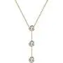 Jude Jewelers Stainless Steel Cubic Zircon Solitaire V Shape Chain Collar Necklace Jude Jewelers Stainless Steel Cubic Zircon Solitaire V Shape Chain Collar Necklace