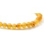 TipTopEco Baltic Amber Adult Stretch Bracelet - 7 Inches (18 cm) Long - Unpolished Honey Beads