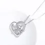 JUSTKIDSTOY Octopus Necklace for Women Girls 925 Sterling Silver Heart Pendant Octopus Jewelry for Sea Lover Birthday JUSTKIDSTOY Octopus Necklace for Women Girls 925 Sterling Silver Heart Pendant Octopus Jewelry for Sea Lover Birthday