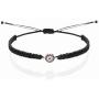 Evil Eye Bracelet I Handmade & Adjustable String I Brings good fortune & Protects against bad luck