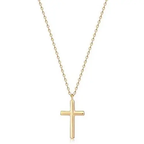 Befettly Tiny Cross Necklace, Women 14k Gold Filled Polished Faith Necklace Dainty Circle Pendant Necklace Crucifix Cute Heart Necklace Befettly Tiny Cross Necklace, Women 14k Gold Filled Polished Faith Necklace Dainty Circle Pendant Necklace Crucifix Cute Heart Necklace